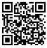 QR code with black and white squares.
